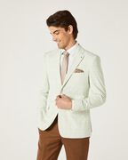 Mens Mint Windowpane Check Tailored Blazer
